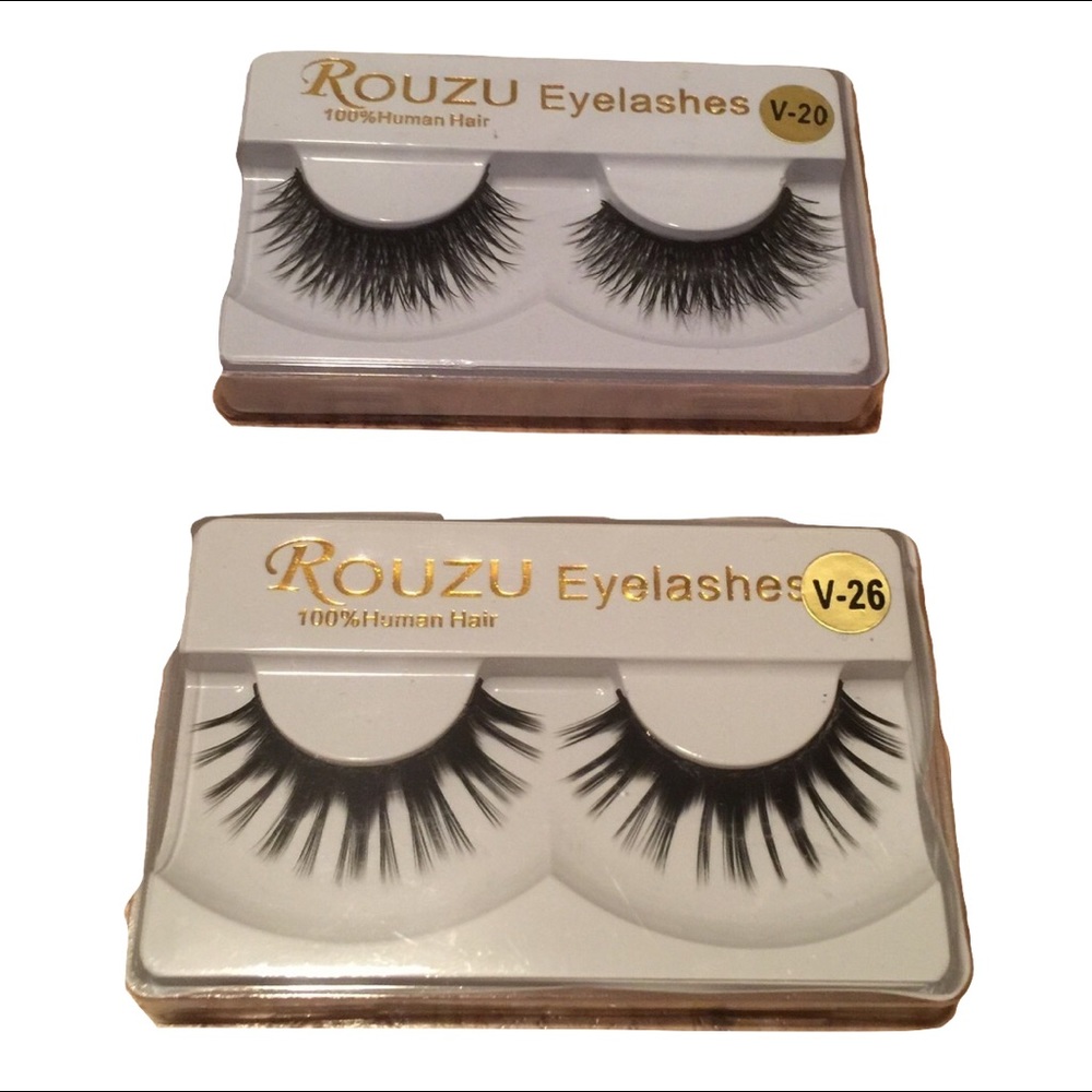 New Rouzu Human Hair Eyelash Bundle